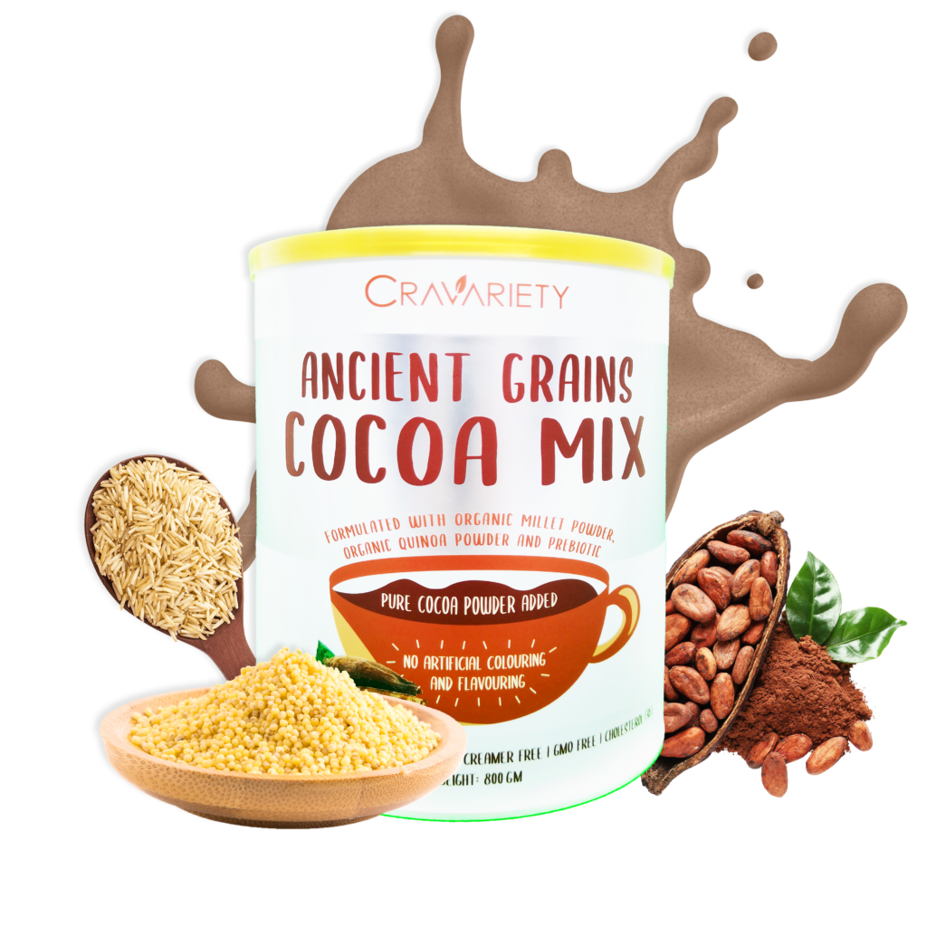 Cravariety ancient grain cocoa mix
